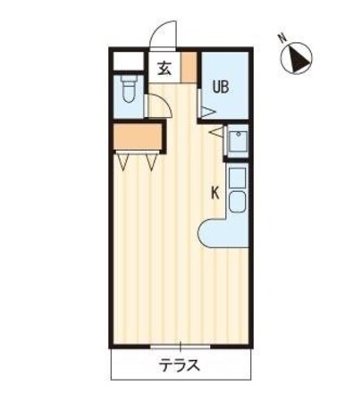 センターコート平和の物件間取画像